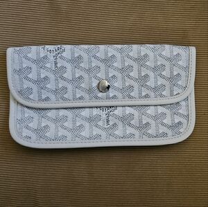 Goyard LIKE White Pouch